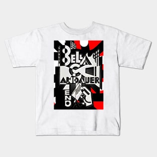 Bauhaus abstract graphic art Kids T-Shirt